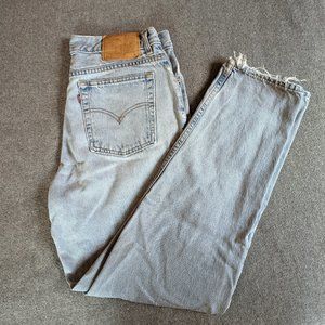 Light Wash Levi's 512 Slim Fit Tapered Leg